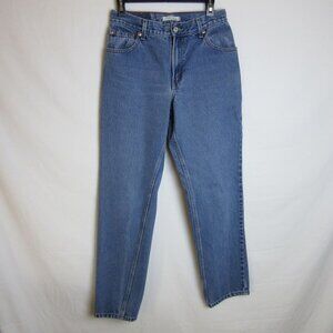 Levi's 550 Jeans Relaxed Tapered Mom Style Blue Denim Casual Y2K Women's 8